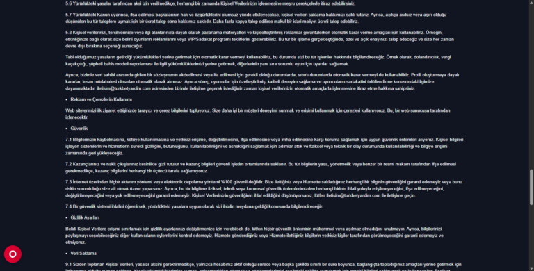 Turkbet Casino Sayfası