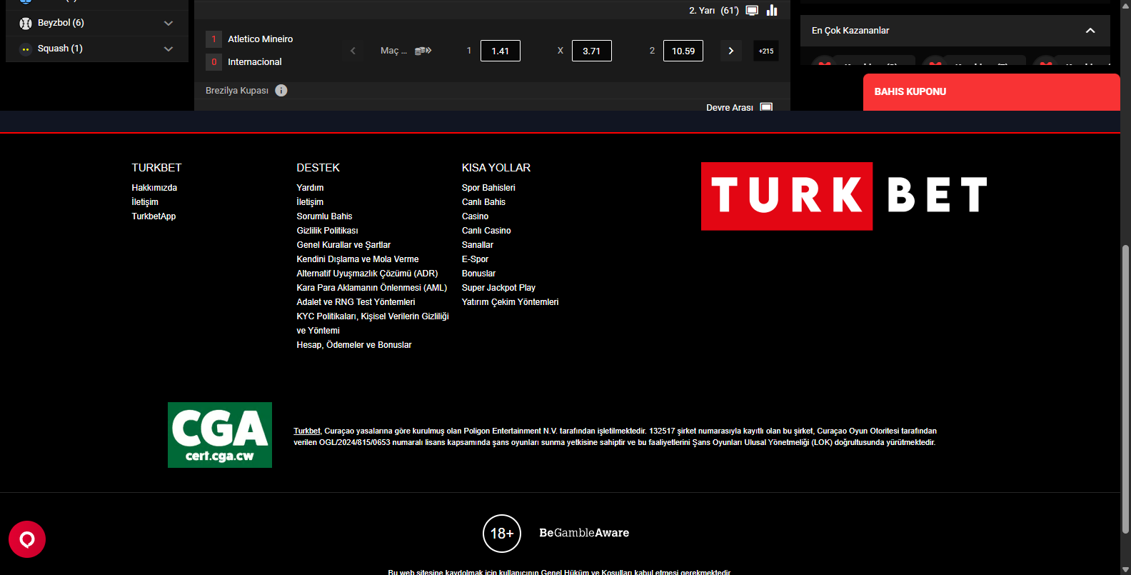 Turkbet Müşteri Hizmetleri